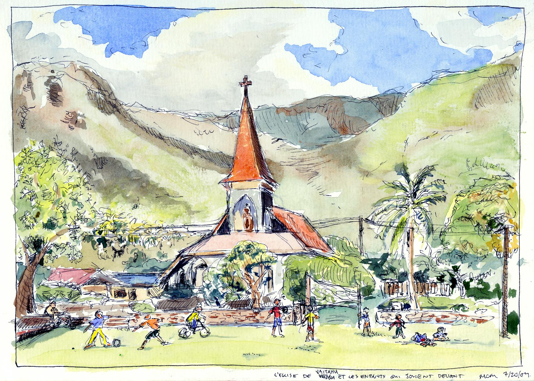Vaitahu Eglise
