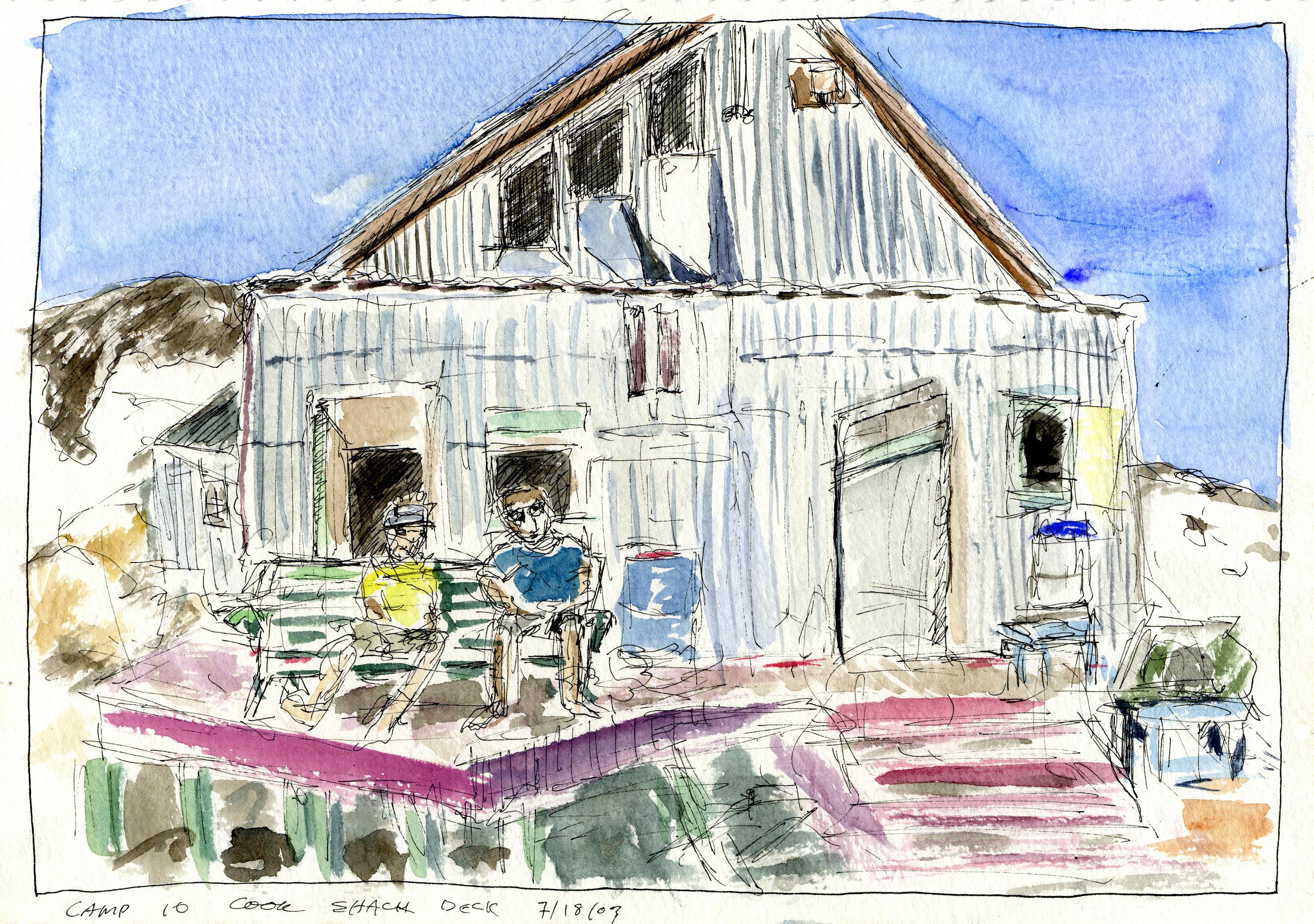 Camp 10 Cookshack Deck