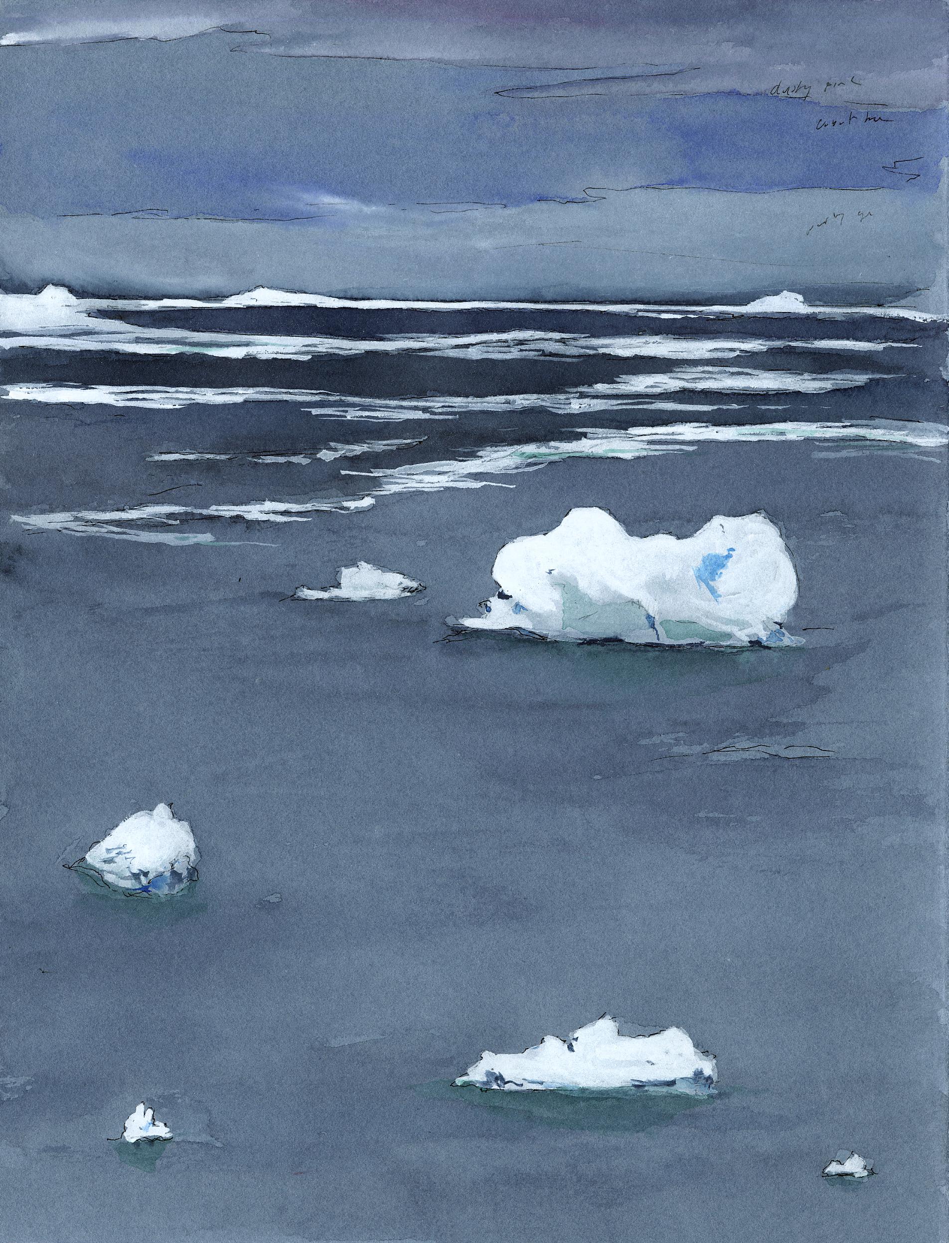 Evening Ice III