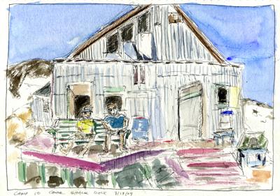Camp 10 Cookshack Deck