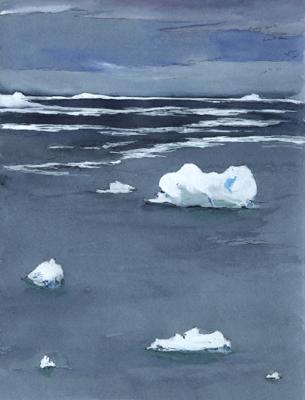 Evening Ice III
