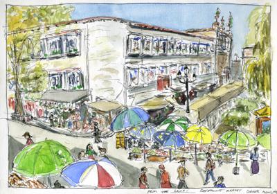 Lhasa Market Corner