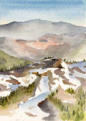 Sunset over the Hills