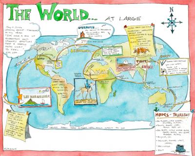 Watson Travel Map