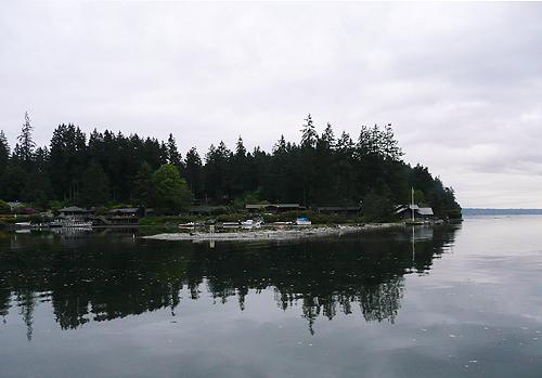 High tide, June 4, 7pm-ish, Fletcher Bay, Bainbridge Island