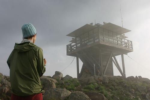Sketching the lookout after the storm... (photo credit: <a href=