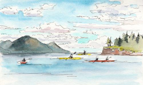 Kayaking home