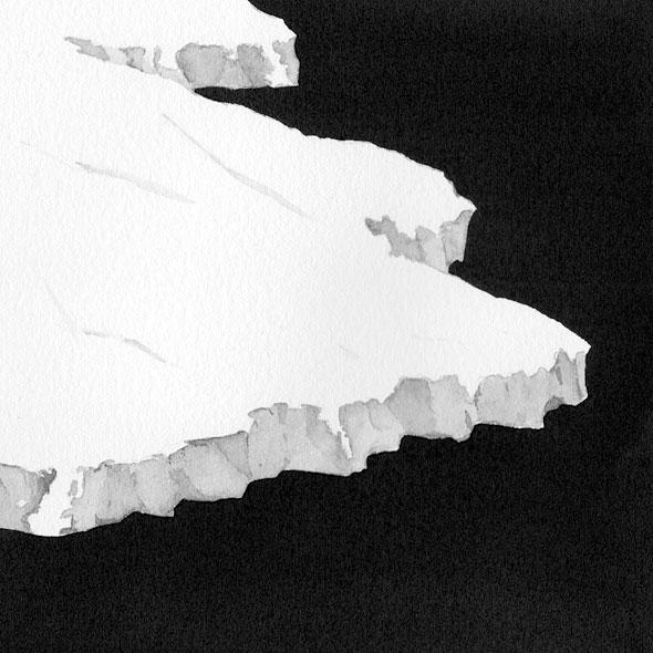 5" x 5" number twenty: Ice Shelf, Sold