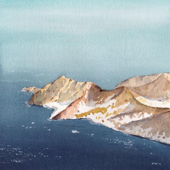 5" x 5" number nineteen: Greenland Peninsula