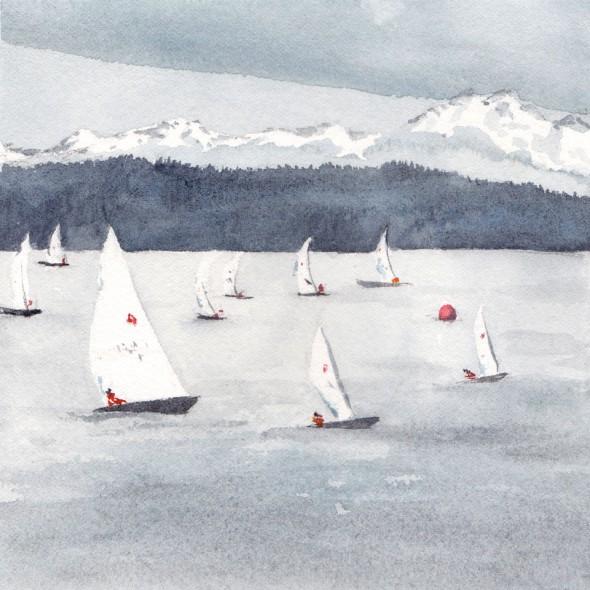 5&Prime; x 5&Prime; number six: Shilshole boat race