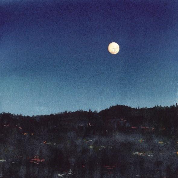 5&Prime; x 5&Prime; number seven: Full Moon Setting