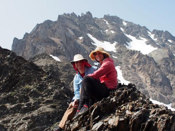 Me and my bro! We scrambled up to a pass between Royal Valley Basin and Deception Basin.