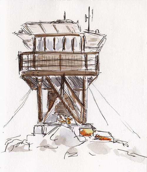 Goat Peak fire lookout, 3 July 2008