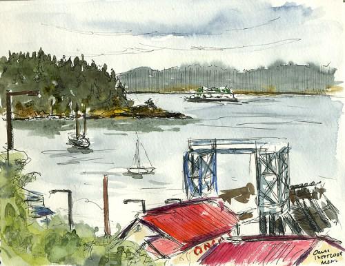 View from the Orcas Hotel