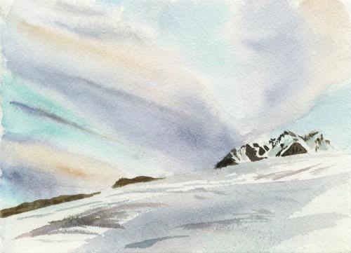 High Winds, 7" x 5" 