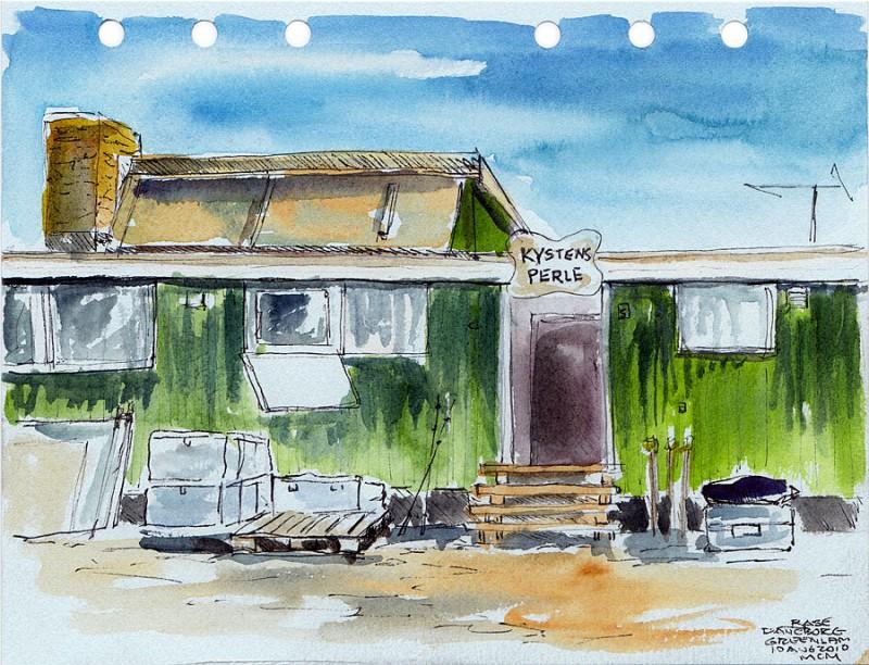 Kystens Perle, 5&Prime; x 7&Prime; field sketch