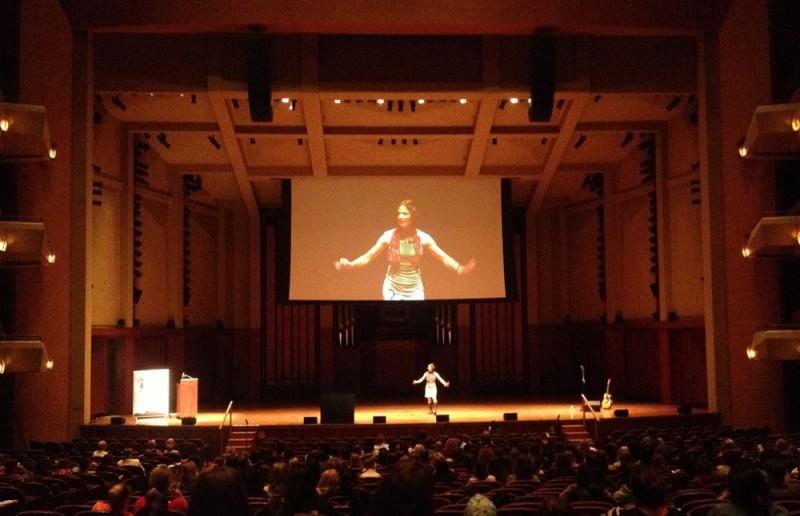 Presenting with a big screen