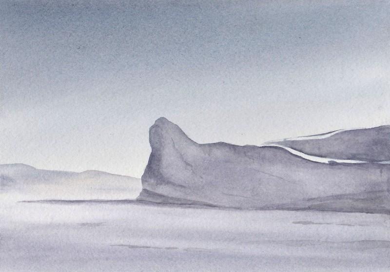 Lowlight, 6" x 8" watercolor study