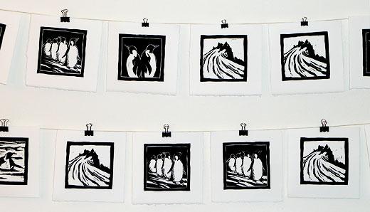 My print clothesline