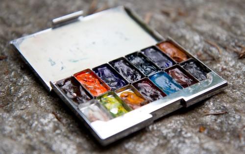 My first prototype for the Art Toolkit pocket palette