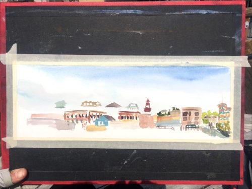 Port Townsend panorama, half completed