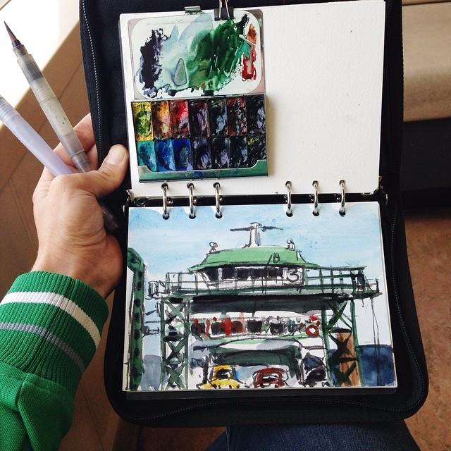 sketching_ferry