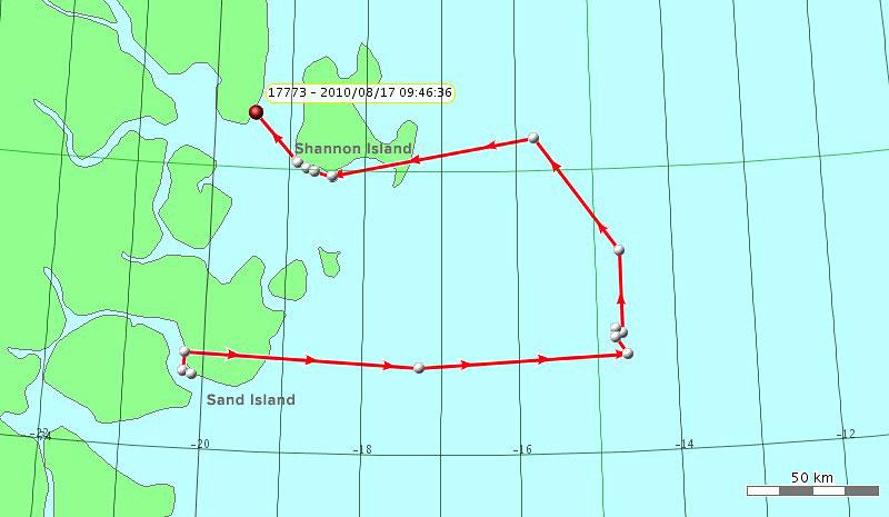 Tracking map