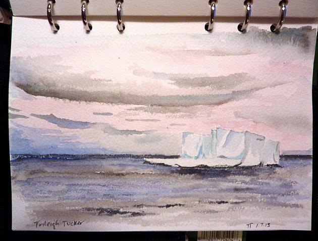 TrileighTucker-Antarctic-iceberg-watercolor