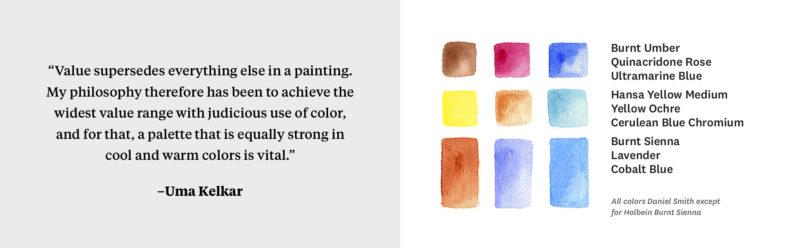 The Big Impact palette colors